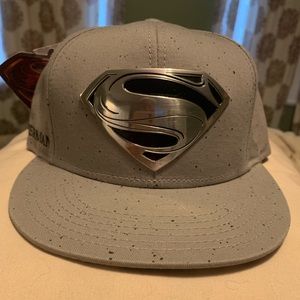 NWT Superman “Man of Steel” SnapBack Hat